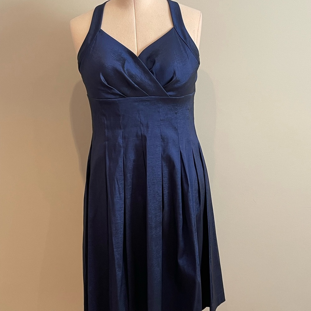 dressbarn Strapless Navy Dress